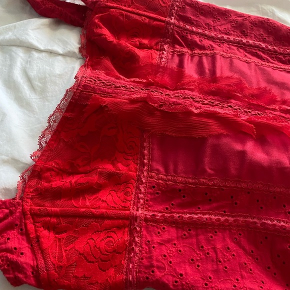 Red corset top - Picture 7 of 8